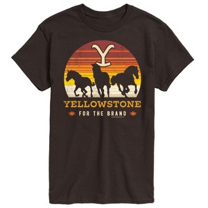 Men's - Yellowstone - Wild Horses Short Sleeve Graphic T-Shirt - 1 of 4