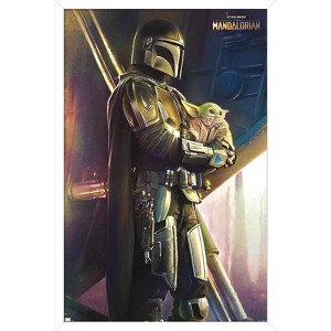 Trends International Star Wars: The Mandalorian - Held Framed Wall Poster Prints - 1 of 4