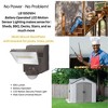 IQ America Motion Security Flood Light, Battery-Powered, 500 Lumen LED, Wall/Eave Mount for Closet, Shed, Attic, Garage, Grill, White - 4 of 4
