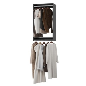 Double Hanging Closet Unit - Modular Closet System For Hanging - 1 of 4
