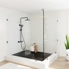 CASAINC 3-Spray Patterns 9 Inches Thermostatic Rain Shower Faucet Wall Mount Dual Shower Heads with Spot Resist - 2 of 4