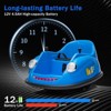 12V Electric Bumper Car for Kids, Ride-On Toy with Remote Control, 360¡ã Spin, LED Lights, 2-Speed, Music for Toddlers - 4 of 4