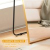 Beautyolove 21 in. W. x 64 in. H Classic Arched Gold Aluminum Alloy Framed Full Length Mirror Wall Mounted or Standing Floor Mirror - 4 of 4