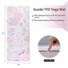 Yoga Mat, Exercise Yoga Mat Print with Non-Slip, 72" x 24" TPE Exercise Mat, Multi-Purpose Workout Mat for Women, Pilates Fitness and Floor Exercises - 3 of 4