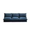 NicBex Couches for Living Room Single Deep Seat Sofa Couch Fabric Slip-covered Armchair with 1 Big Back Cushion and 2 Big Toss Pillows - 4 of 4