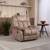 Velvet Power Lift Recliner Chair for Elderly with Remote Control, Oversized Anti-Skid Fabric & Heavy-Duty Frame - 3 of 4