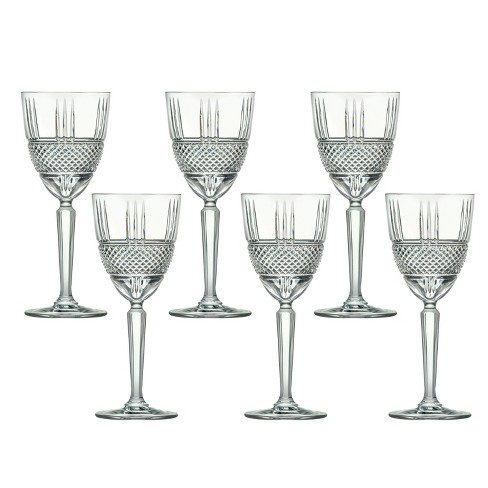 Lorren Home Trends Brilliant Collection Wine Set of 6 - image 1 of 4