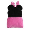 NoJo Disney Let's Party Pink, Black and White Minnie Mouse Character Shaped Toddler Blanket - 3 of 4