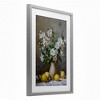 Stupell Industries Floral Lemons Still Life Framed Print Under Glass, Gray, 14" x 20" - 2 of 4