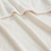 Kate Aurora Ultra Soft & Plush Ogee Damask Fleece Throw Blanket Covers - 50 in. W x 60 in. L - 2 of 4