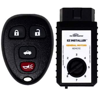 Car Keys Express GM Keyless Entry Remote, DIY Pairing, 4-Function Control, Compatible with Select Vehicles