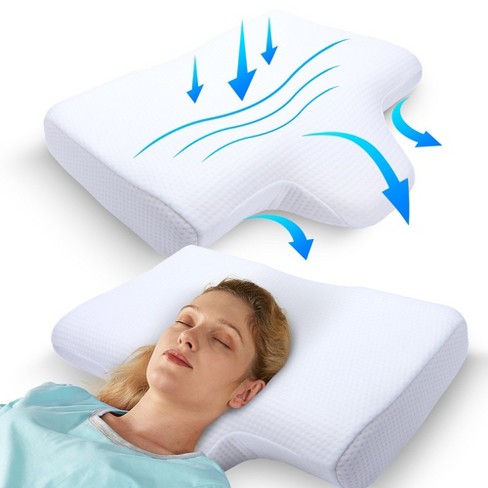 Pillow designed to support the neck best sale