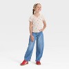 Girls' Short Sleeve Ribbed T-Shirt - Cat & Jack™ - 3 of 3