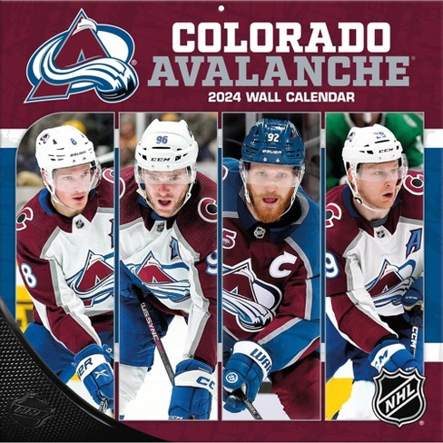 Nhl Colorado Avalanche 12x 12 2024 Wall Calendar : Target