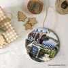 Vibrant Minneapolis Cultural Ornament, Minnesota Twin Cities Urban Heritage Christmas Souvenir Circle  V1 3 - 4 of 4