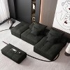 KWPZQEB Modular Sectional Sofa, Comfy Cloud Couch with Movable Ottoman & Pillows, Oversized Chenille Modular Sofa for Living Room - 4 of 4