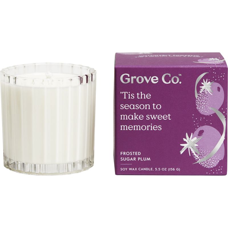 Grove Co. Twilight Wonder Candle - Sugar Plum - 5.5oz, 1 of 9