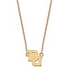 Black Bow Jewelry 14k Yellow Gold Plated Sterling Silver Baylor Bears NCAA Necklace 18 Inch - 2 of 4