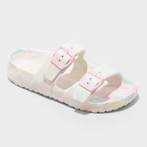 Kids Noa Solid Footbed Sandals Cat Jack 4 Target