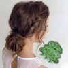 Unique Bargains Christmas Tree Hair Clips for Christmas 1.77"x1.57"x1.89" Green 1 Pc - 2 of 4