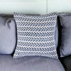 Set of Two 18" X 18"  Beach Chevron Cotton Zippered Pillow - 2 of 4