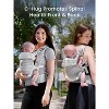 GROWNSY Baby Carrier Newborn to Toddler, Breathable Mesh Carrier(7-44lbs) with One-Click Sliding Clasp, Head Support - 3 of 4