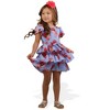 Bluebell Gingham Floral Casual Dress Mia Belle Girls - 3 of 4