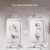 MYKKO Baby Bassinet, Smart Crib, Automatic Cry Detection and Response, Rocking Bassinet for Baby, 7 Height Adjustable - 3 of 4