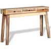 vidaXL Console Table Beige Reclaimed wood Medium Console Table - 4 of 4