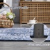 Runner & Area Rug, Vintage Medallion Design, Boho Accent, Non-Slip Washable Soft Rug for Kitchen, Hallway, Bedroom, Distressed Look - 2 of 4