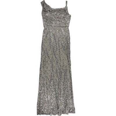 Alex Evenings Womens Draped Gown Dress