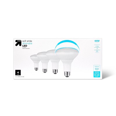 LED 65W 4pk Light Bulbs Soft White - up &#38; up&#8482;