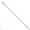 Black Bow Jewelry 1mm Sterling Silver, Round Solid Snake Chain Necklace - 4 of 4