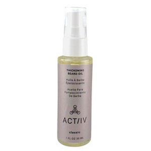 ACTiiV Tickening Beard Oil Classic - 1 oz - Grow Bigger, Look Bolder: The Plant-Powered Thickening Oil - 1 of 4