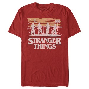 Men's Stranger Things Starry Bike Ride T-Shirt - 1 of 4