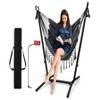 60"Height Adjustable Hammock Chair with Phone Holder and Side Pocket - 4 of 4