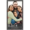 PosterPalooza | 8.5x14 Thin Bamboo Picture Frame, UV Acrylic, 2 Finishes - Gold and Brown - 2 of 4
