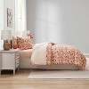Nestl Bed in a Bag, 7pc Comforter Set Biomorphic Design, Modern Comforter Sets with Sheets, Bed in a Bag Set - 3 of 4