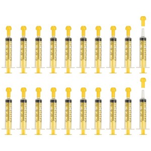 Unique Bargains Feeding Syringes with Cap Syringes for Liquid Pet Feeding Measuring Tool 20 Pcs - 1 of 4