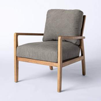 Dagget Mixed Material Accent Chair - Threshold™ designed with Studio McGee