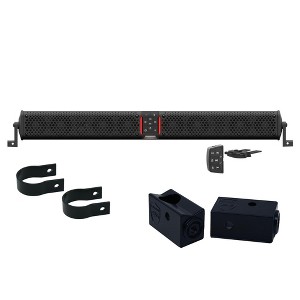 Wet Sounds STEALTH-XT-12-B All-in-One Bluetooth Soundbar - Black with Remote - 1 of 4