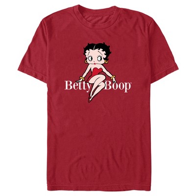 Men's Betty Boop Seated Logo T-shirt : Target