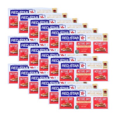Red Star Active Dry Yeast - Case of 18/.75 oz