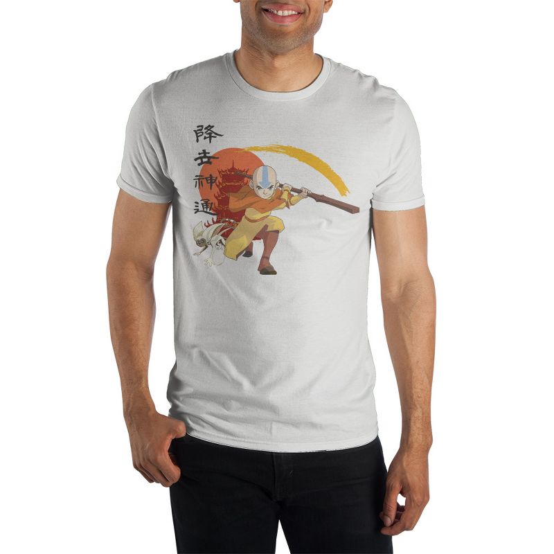 Avatar: The Last Airbender Aang White Short-Sleeve T-Shirt, 1 of 3