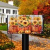Briarwood Lane Fall Mailbox Cover  - Standard Size - Sunflowers in Pumpkin For Fall Mailbox Cover - 2 of 2
