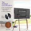 Promounts Artistic Wooden Easel TV Stand with Mount for TVs 42" - 84" up to 99 lbs - 3 of 4