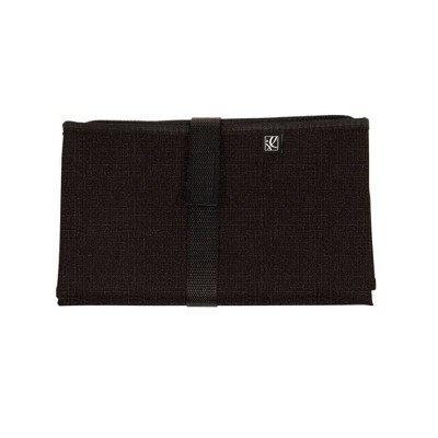 J.L. Childress Full Body Changing Pad Black Crosshatch