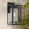 Minka Lavery Modern Outdoor Wall Light Fixture Sand Coal 16 1/2" Clear Seeded Glass for Post Exterior Barn Deck House Porch Patio - 2 of 4