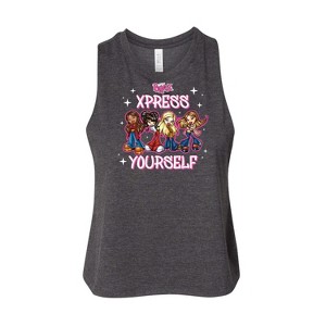 Women's - Bratz - Xpress Yourself Graphic Racerback Tank - 1 of 3