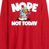 Men's - Garfield - Nope Not Today Long Sleeve Graphic T-Shirt - 2 of 3